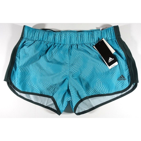 adidas Pants - Adidas M10 Energy Print Shorts Women Size Large 3" Inseam Climalite Reflective